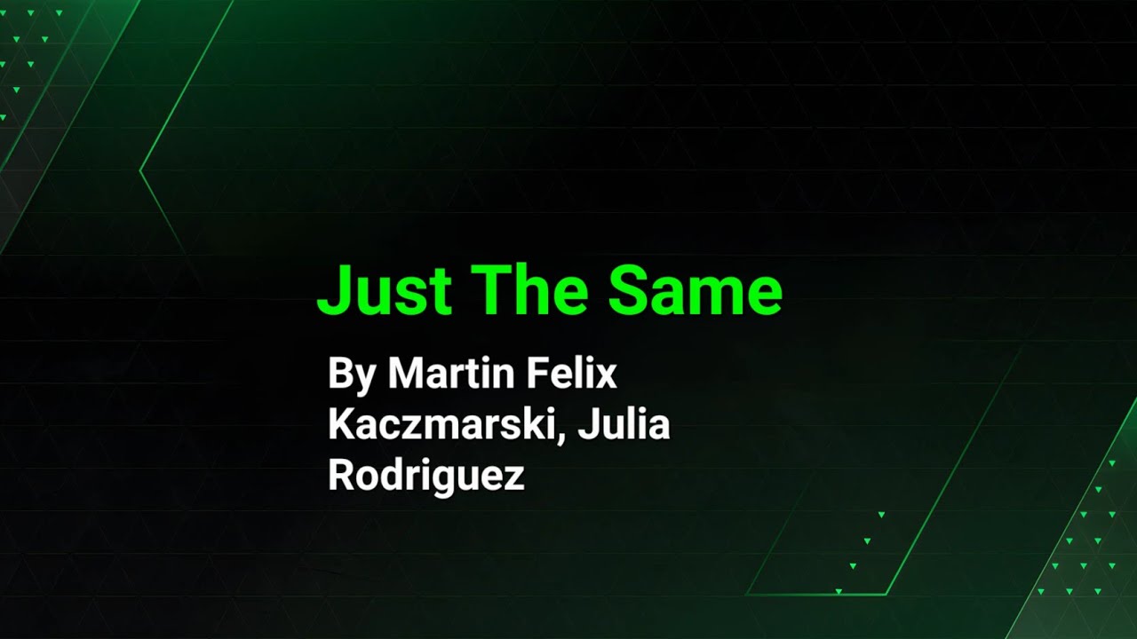 Martin Felix Kaczmarski- Just The same (Fifa mobile 19 and 23 Founders soundtrack)