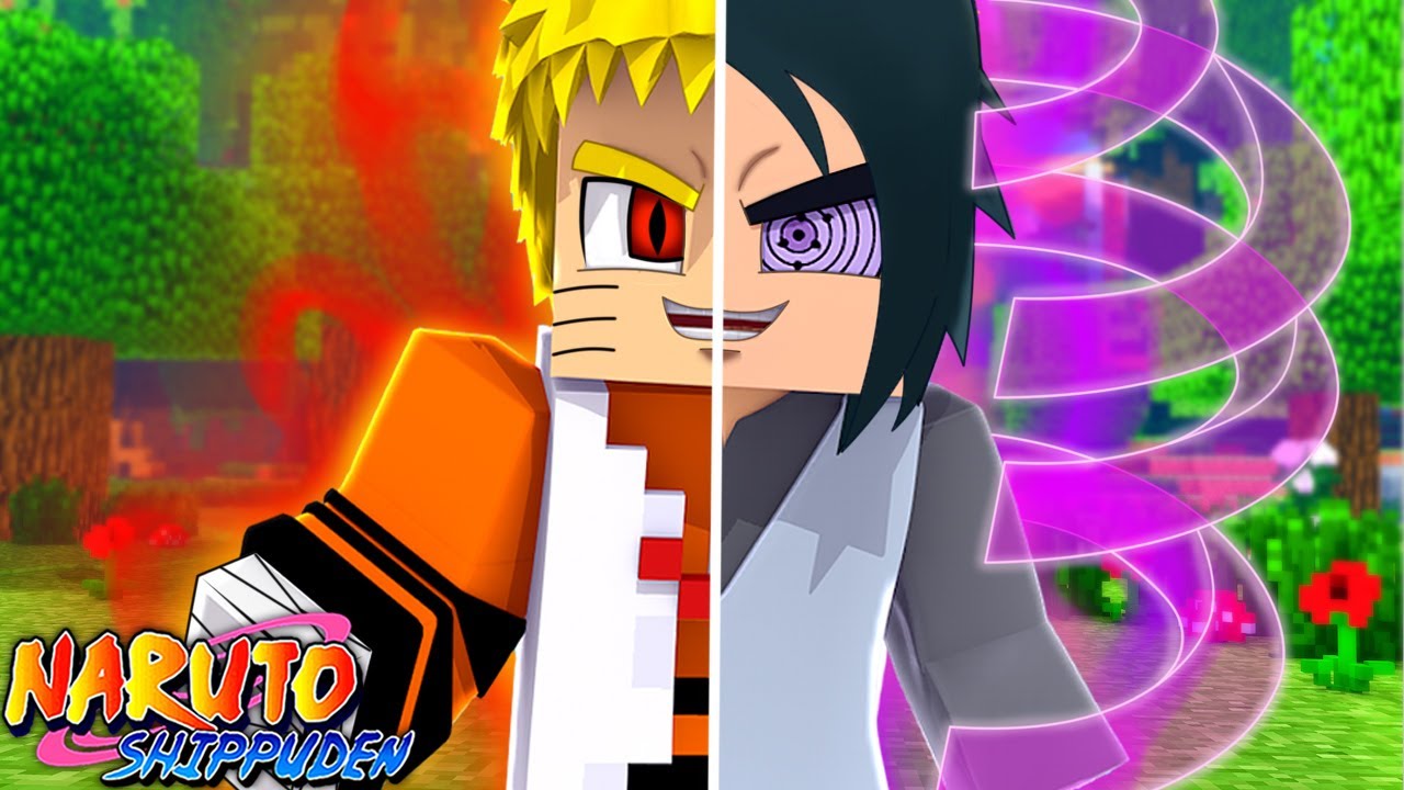 Minecraft : NARUTO S / N - A FUSÃO DE SASUKE E NARUTO  !! RENASCIMENTO DE HAGOROMO !! EP 1