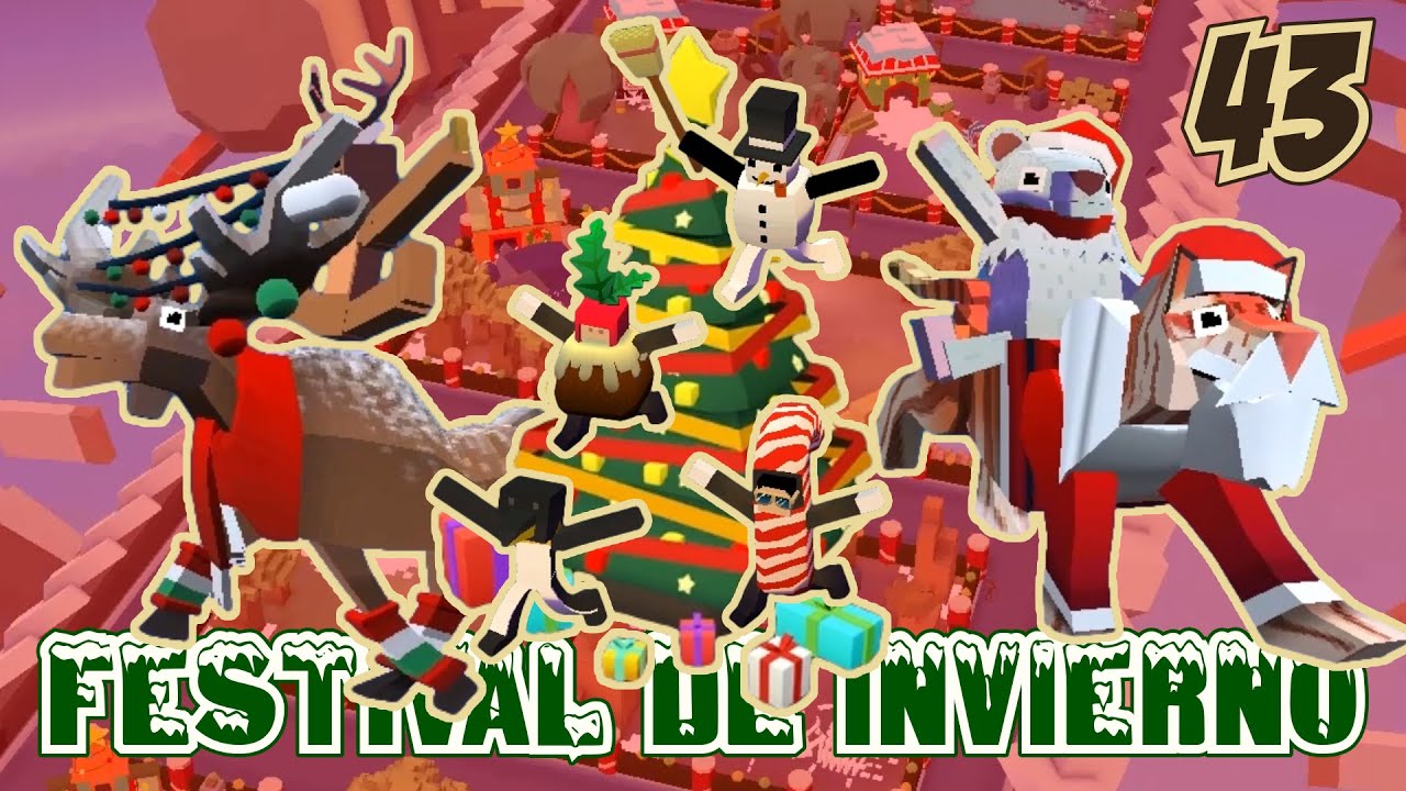 RENO DE ENTRENAMIENTO Y PAPÁ FELINOEL - EVENTO NAVIDEÑO | Rodeo Stampede: Sky Zoo Safari #HD43