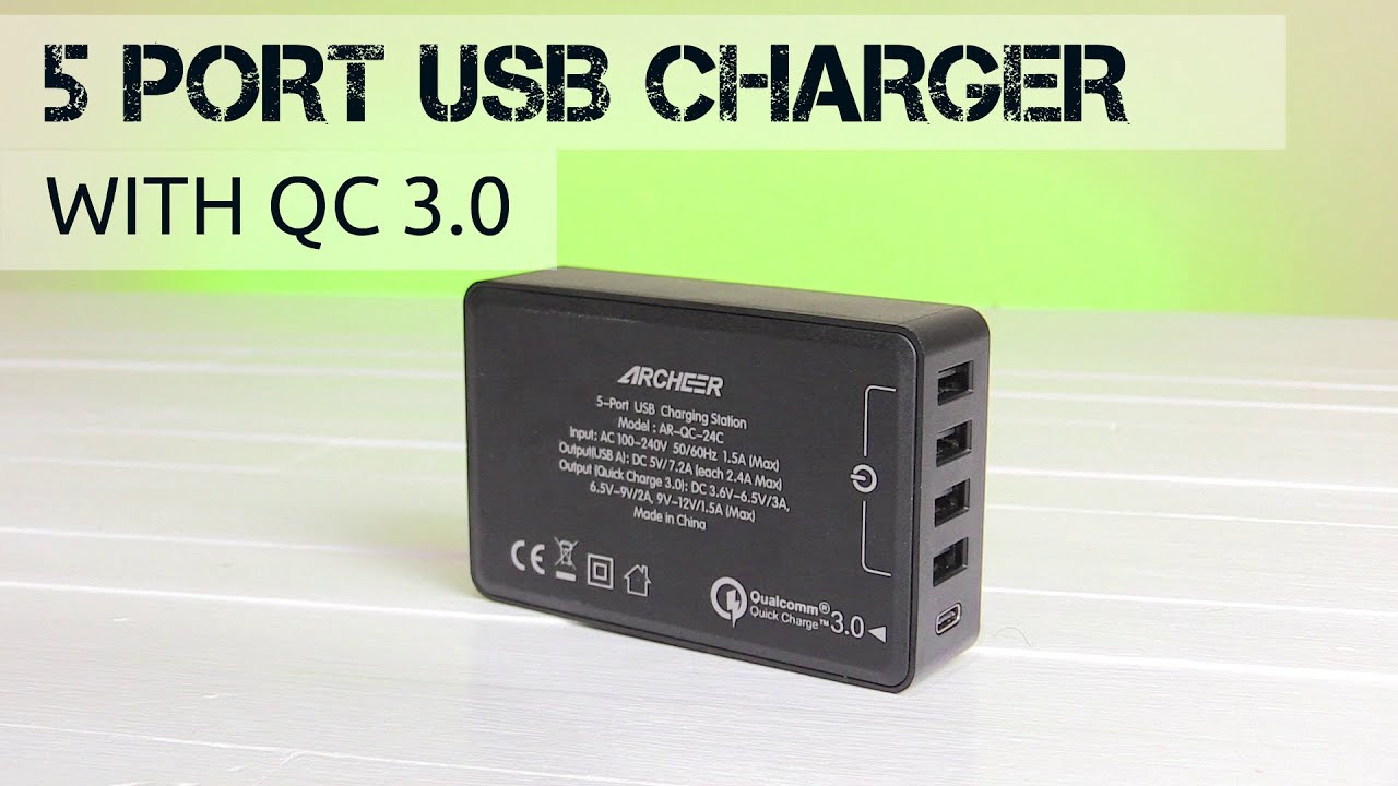 Archeer Multi Port USB Charger