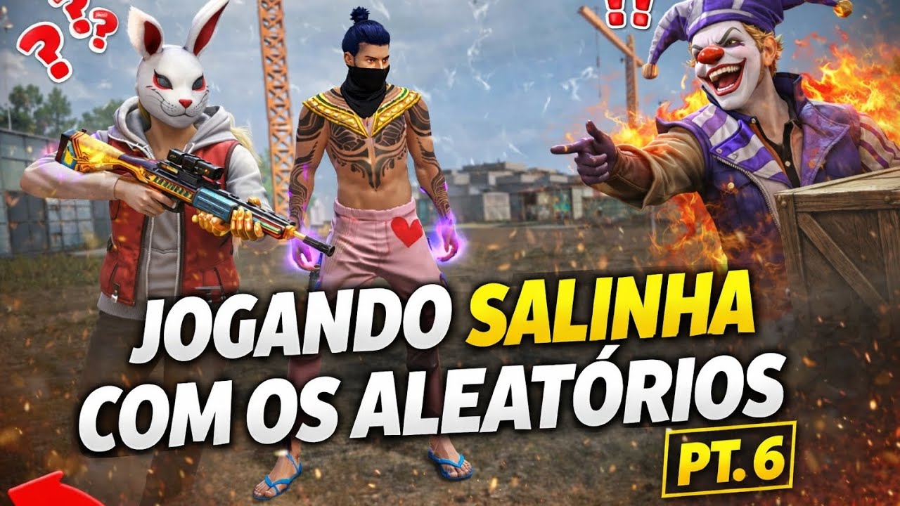 😳 ENTREI NA SALINHA COM ALEATÓRIOS E OLHA NO QUE DEU…