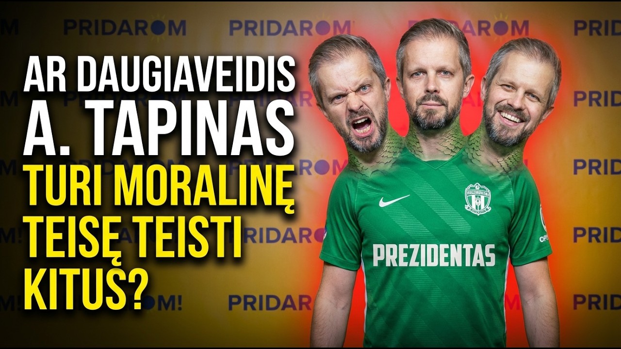 AR DAUGIAVEIDIS A. TAPINAS TURI MORALINĘ TEISĘ TEISTI KITUS?