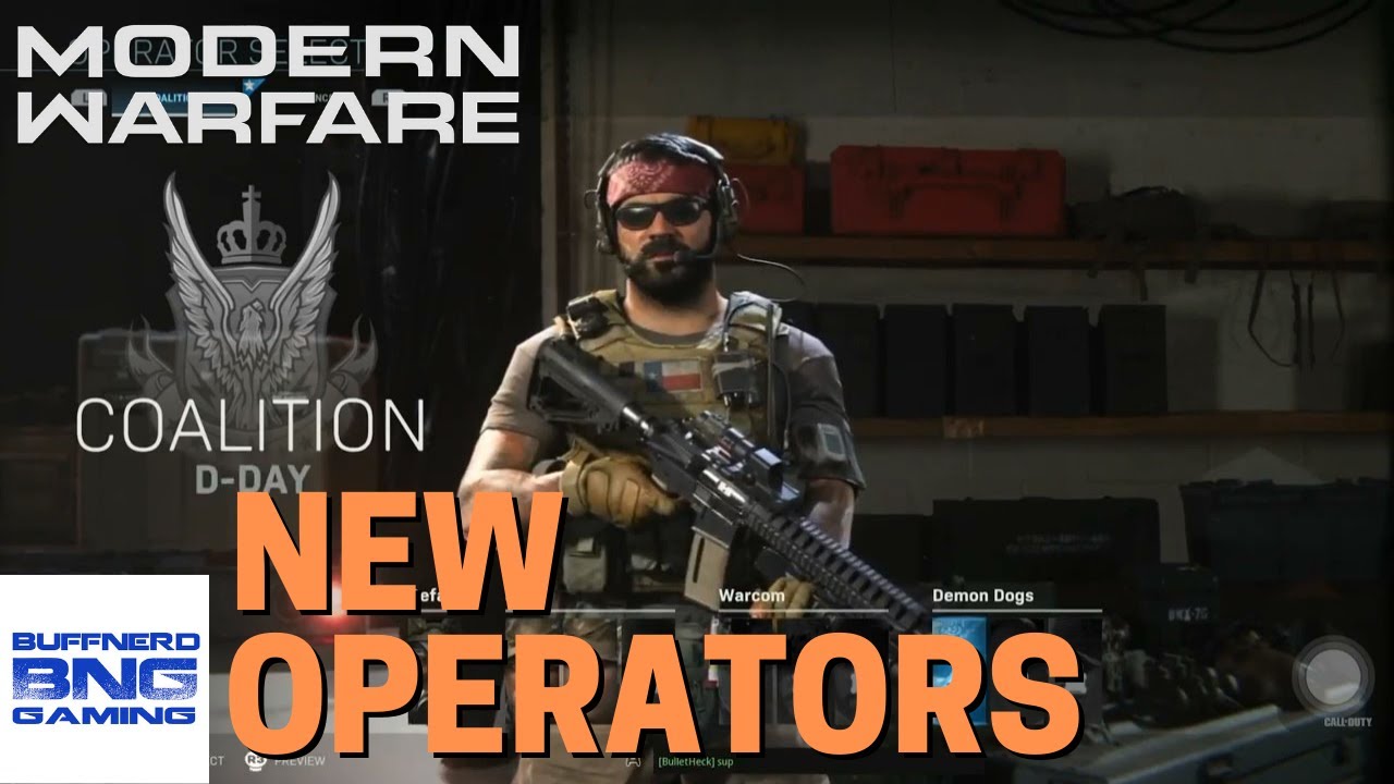 New Operators - Call Of Duty Modern Warfare Multiplayer Reveal