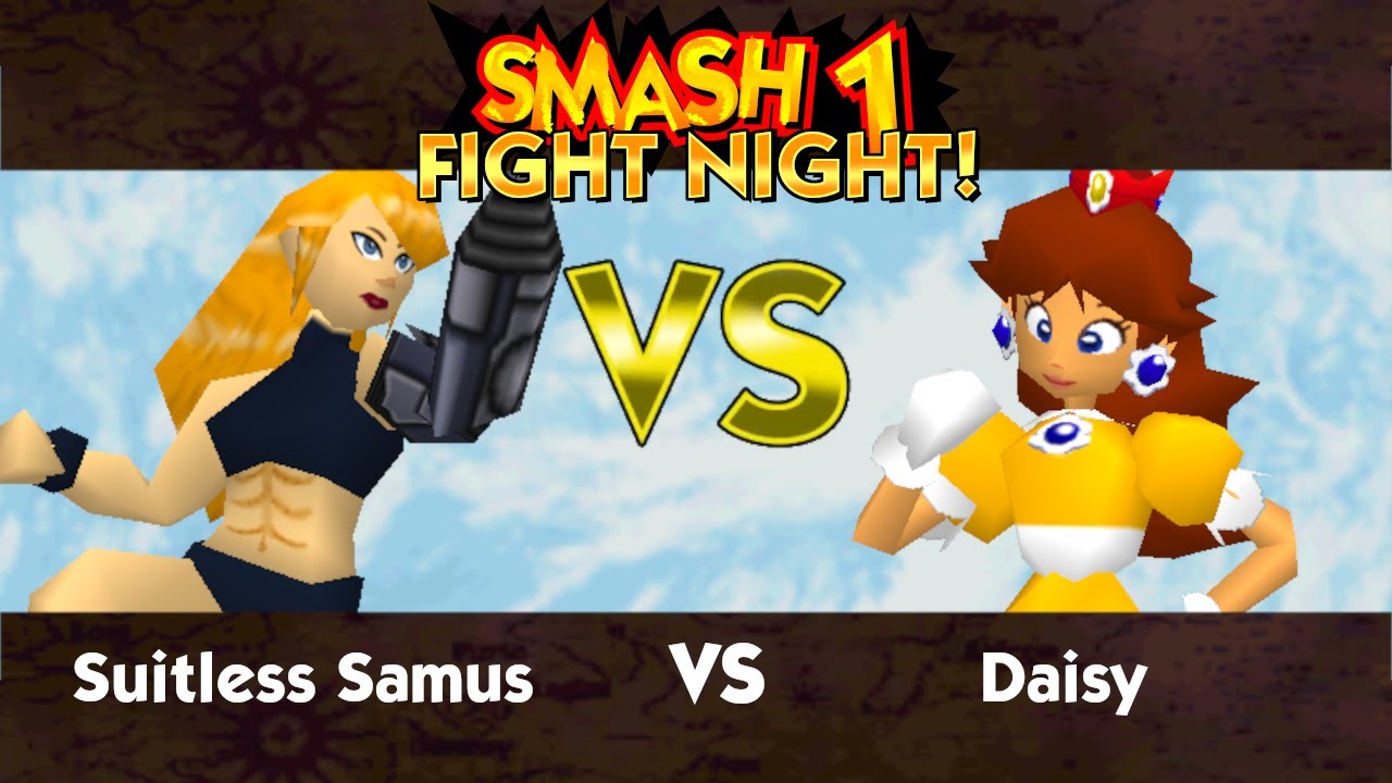 FIGHT NIGHT! Ep. 5 Suitless Samus VS Daisy | Smash 1