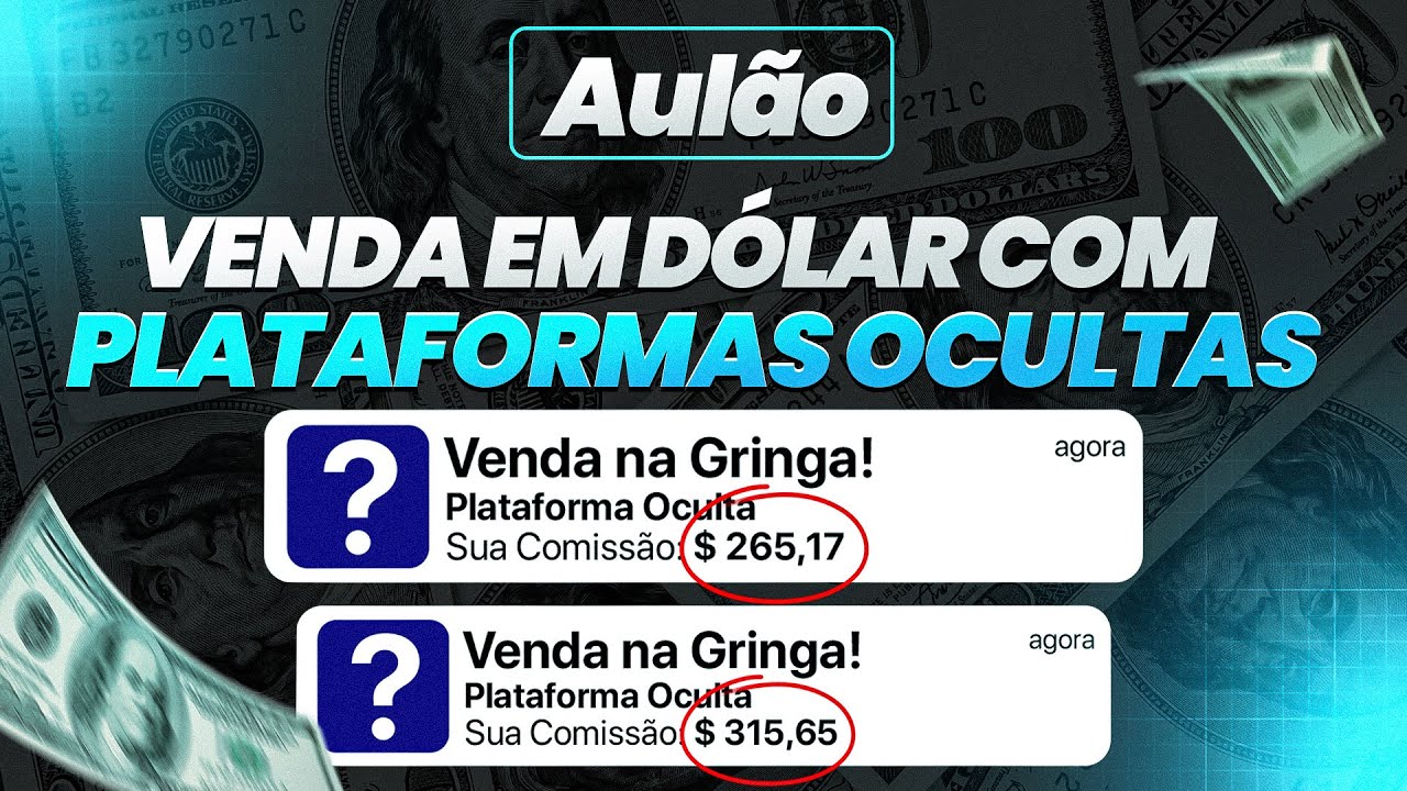Aula 1 - Venda em Dólar com Plataformas Ocultas | Escolha de Produtos (com Maria Franco e Luciano)