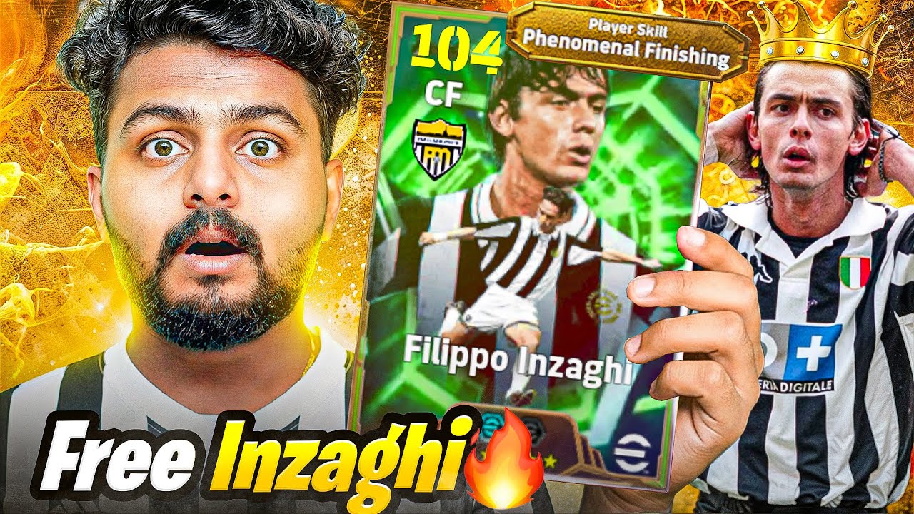103 FREE INZAGHI IS ILLEGAL🥶🔥 KONAMI’S BIGGEST MISTAKE🤯 CRAZY RUNS, INSANE DRIBBLES & AMAZING GOALS💥