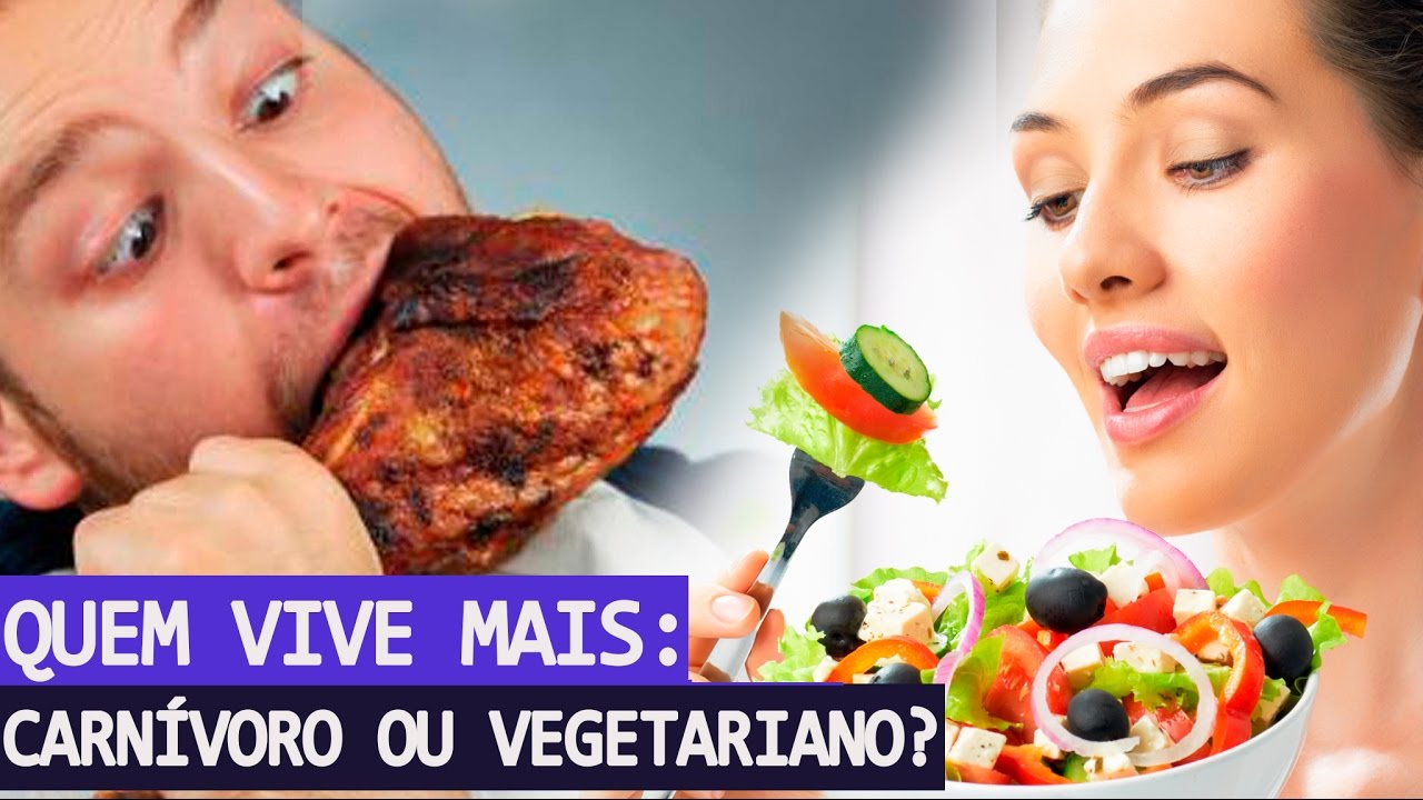 QUEM VIVE MAIS TEMPO, CARNÍVOROS OU VEGETARIANOS?