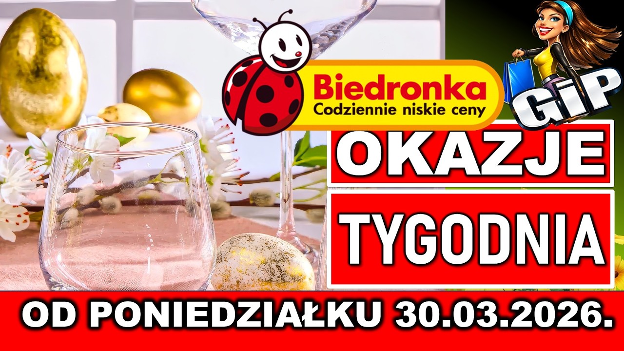 BIEDRONKA | Nowa Gazetka od Poniedziałku 30.03.2026. | Okazje Tygodnia