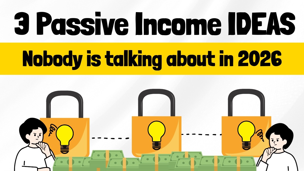 3 Passive Income Ideas Nobody is Talking About in 2026