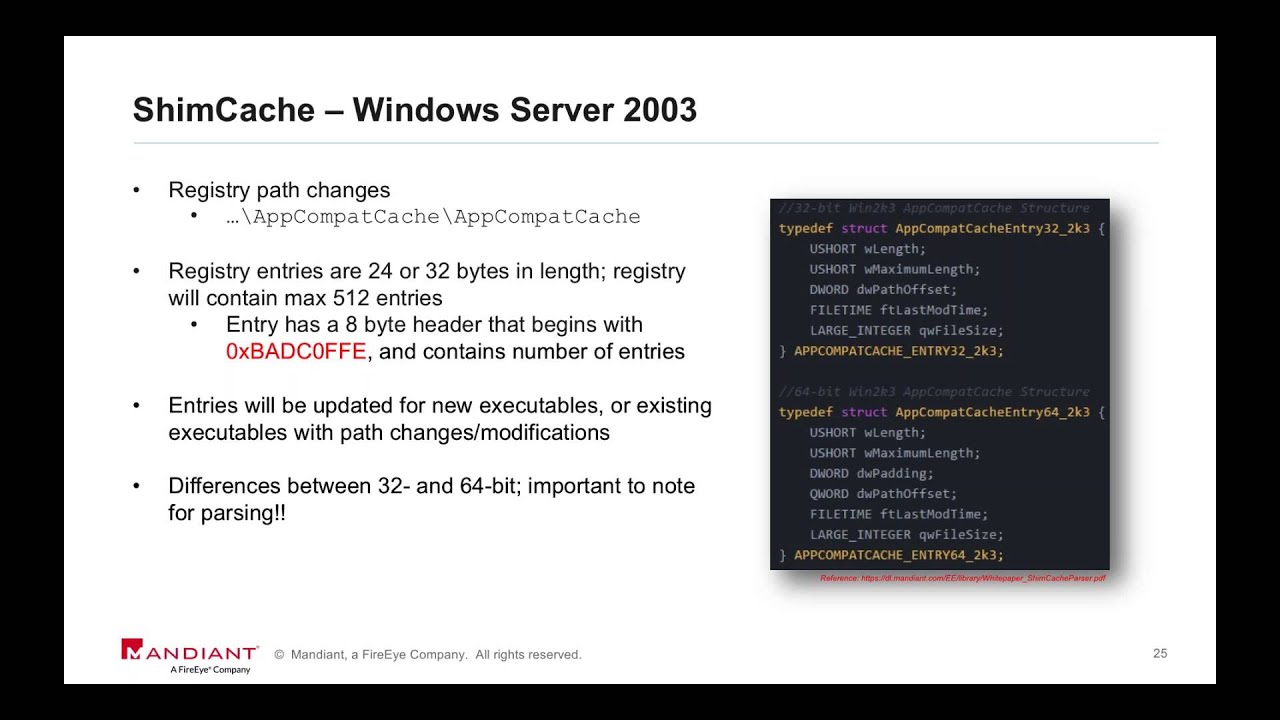 SANS DFIR Webcast -- Cache Me If You Can!