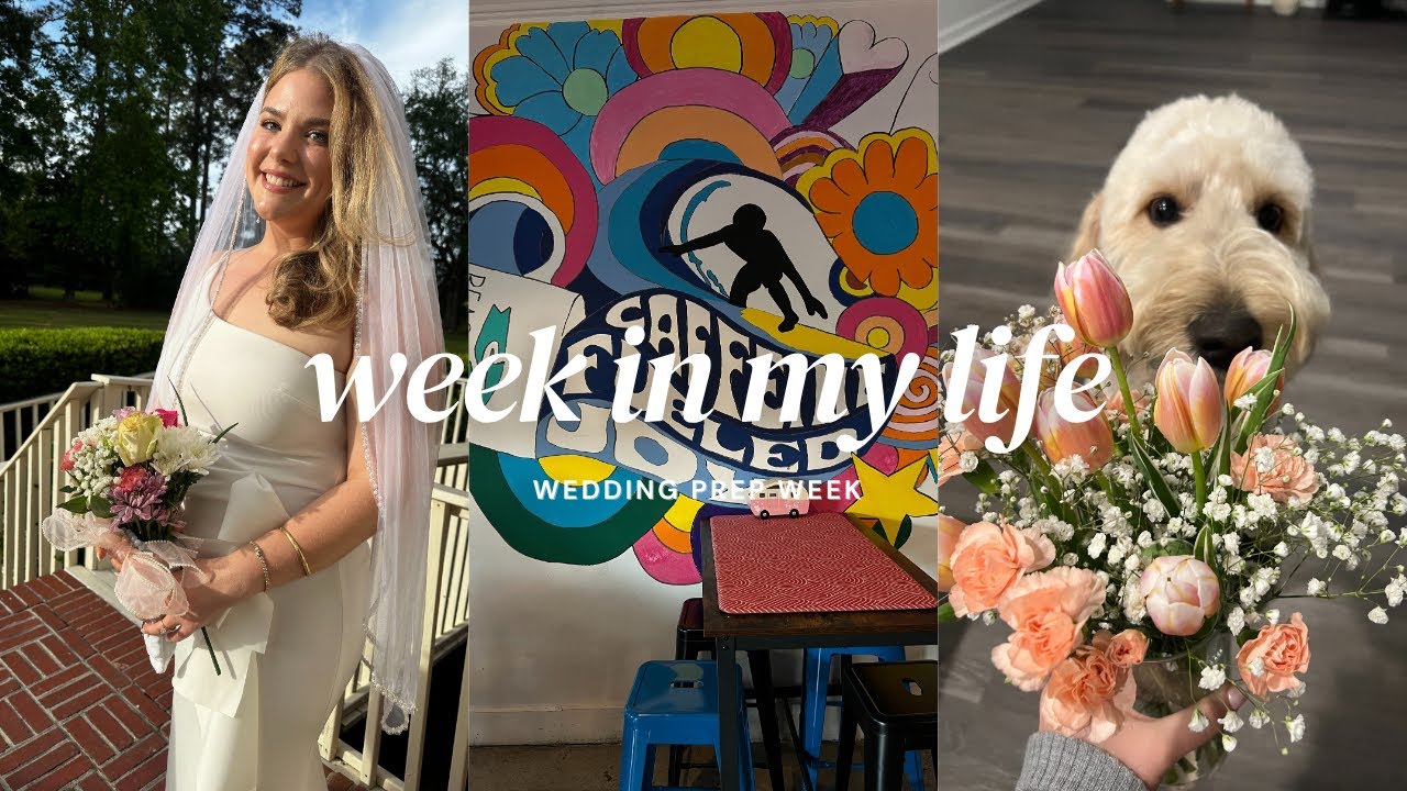 👰🏼‍♀️Wedding week vlog: Cleaning, organizing + mini makeup haul 🩷