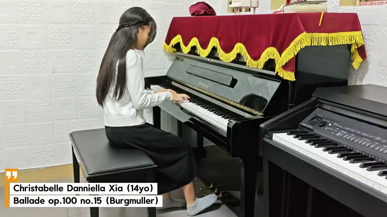 RIPC Online 2025 Christabelle Danniella Xia_Free Selection Classic D_Ballade op.100no.15(Burgmuller)