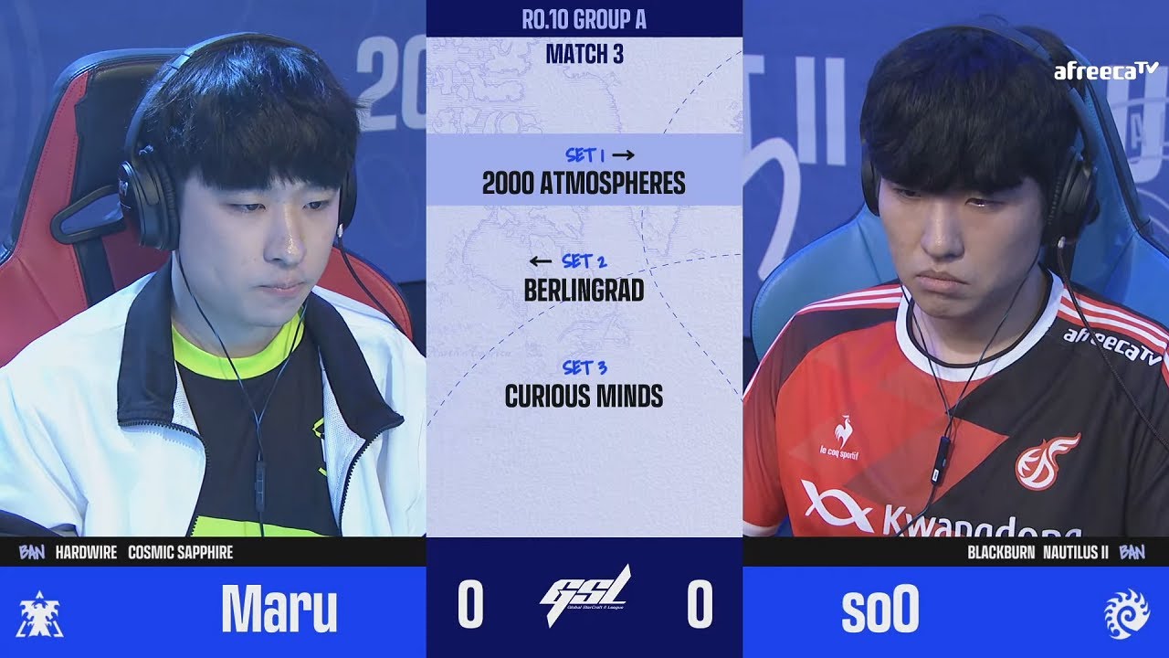 [2022 GSL S2] Ro.10 Group A Match3 Maru vs soO