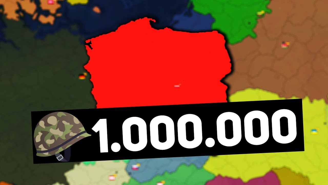 co gdyby POLSKA miała 1.000.000 ARMII? - AGE OF HISTORY II
