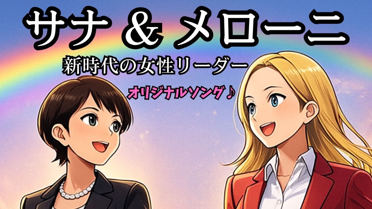 高市早苗 × メローニ｜女性リーダーの絆が生まれた日【オリジナルソング】