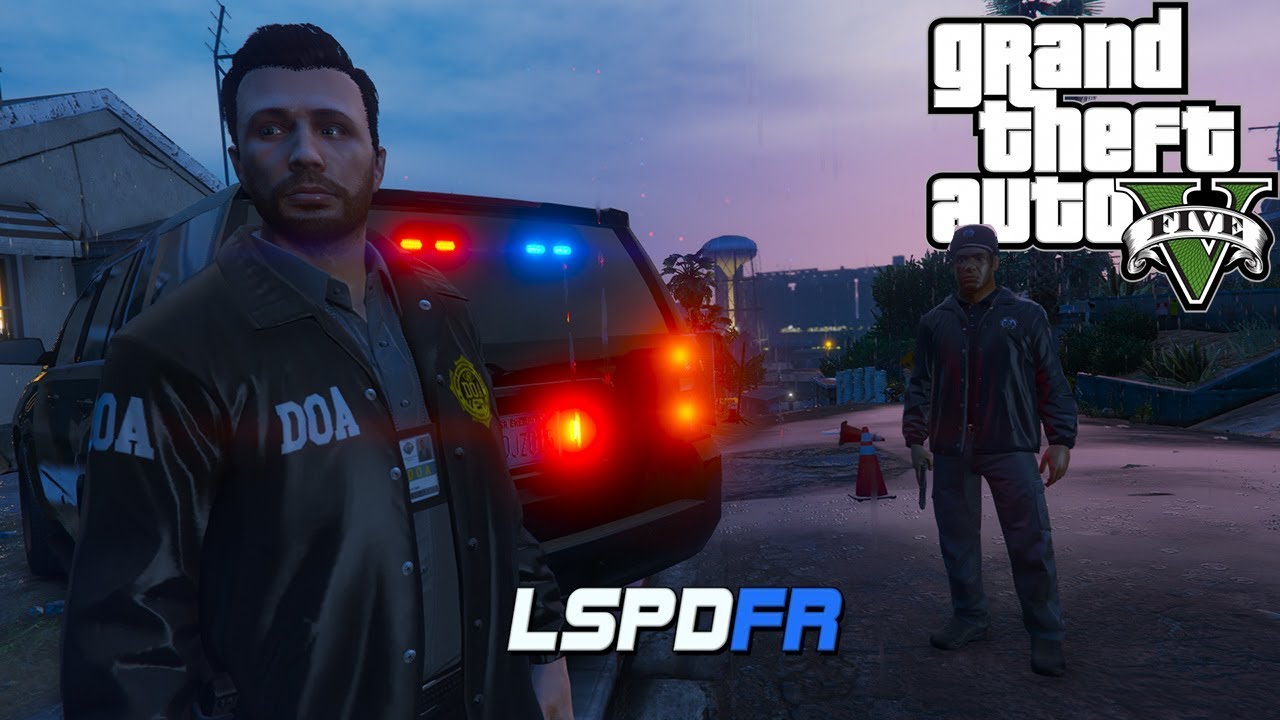 GTA 5 LSPDFR - Undercover DOA - CCTV Footage