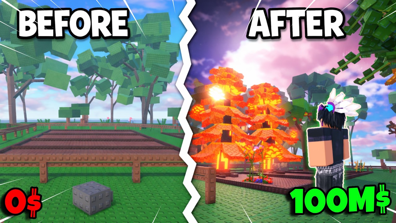 I Spent 24 HOURS Playing Garden Horizons On Roblox!