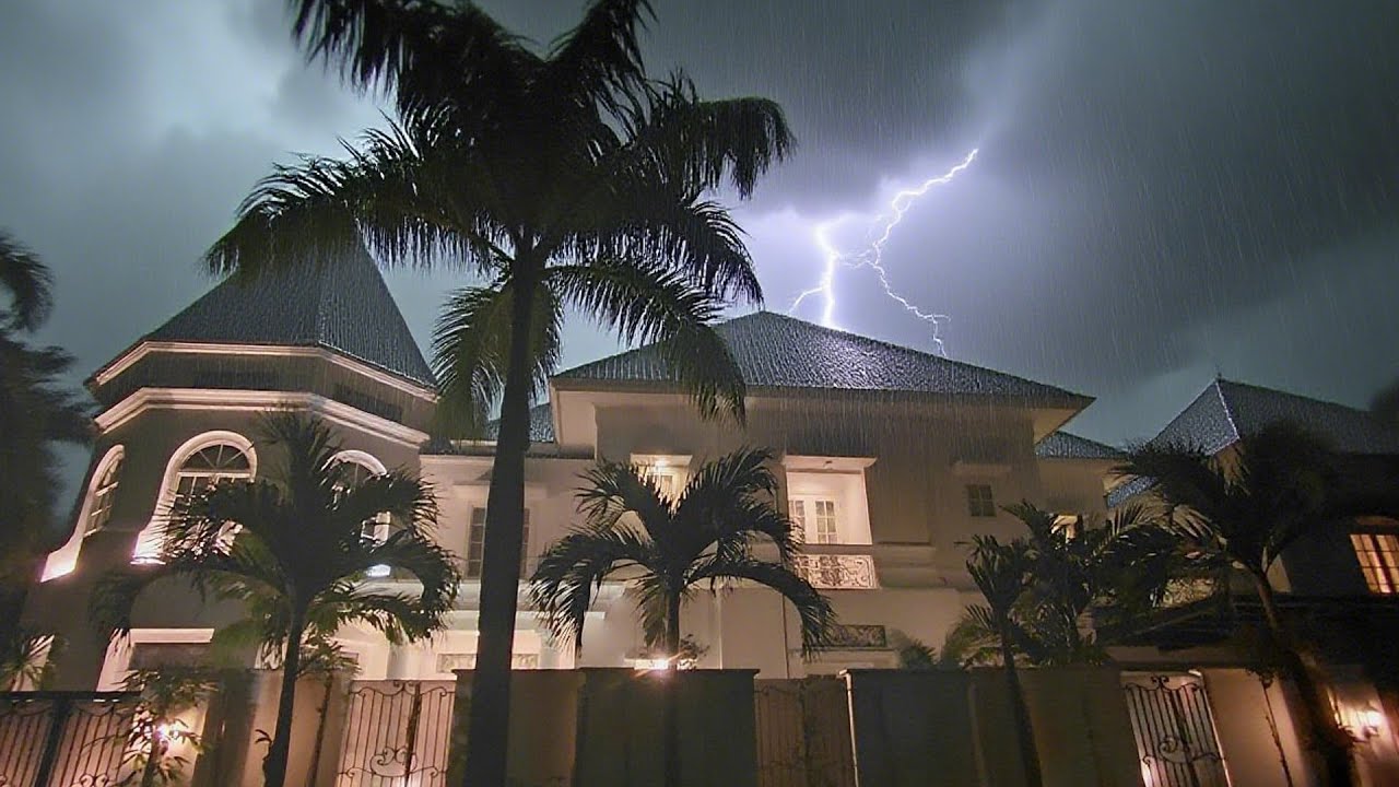 Peaceful Night Routine With Soothing Rain And Thunder Sounds