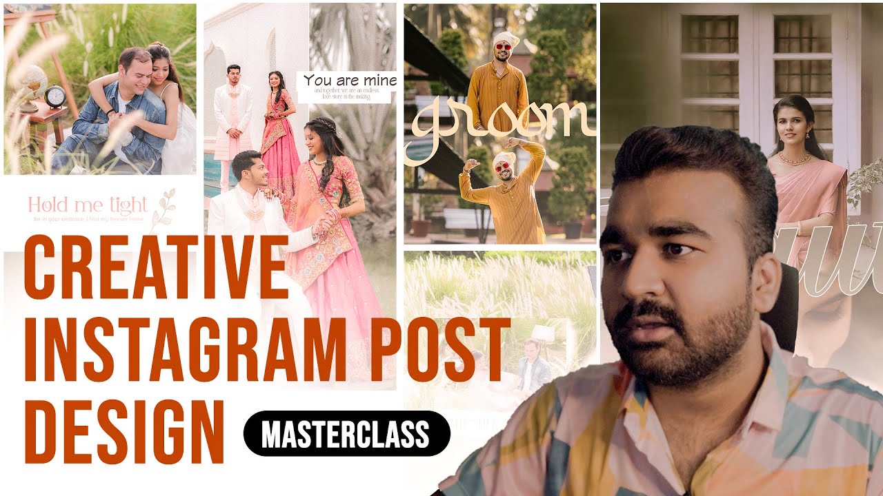 Trending Instagram Post Design Masterclass | Step By Step Guide | Anjit Albums