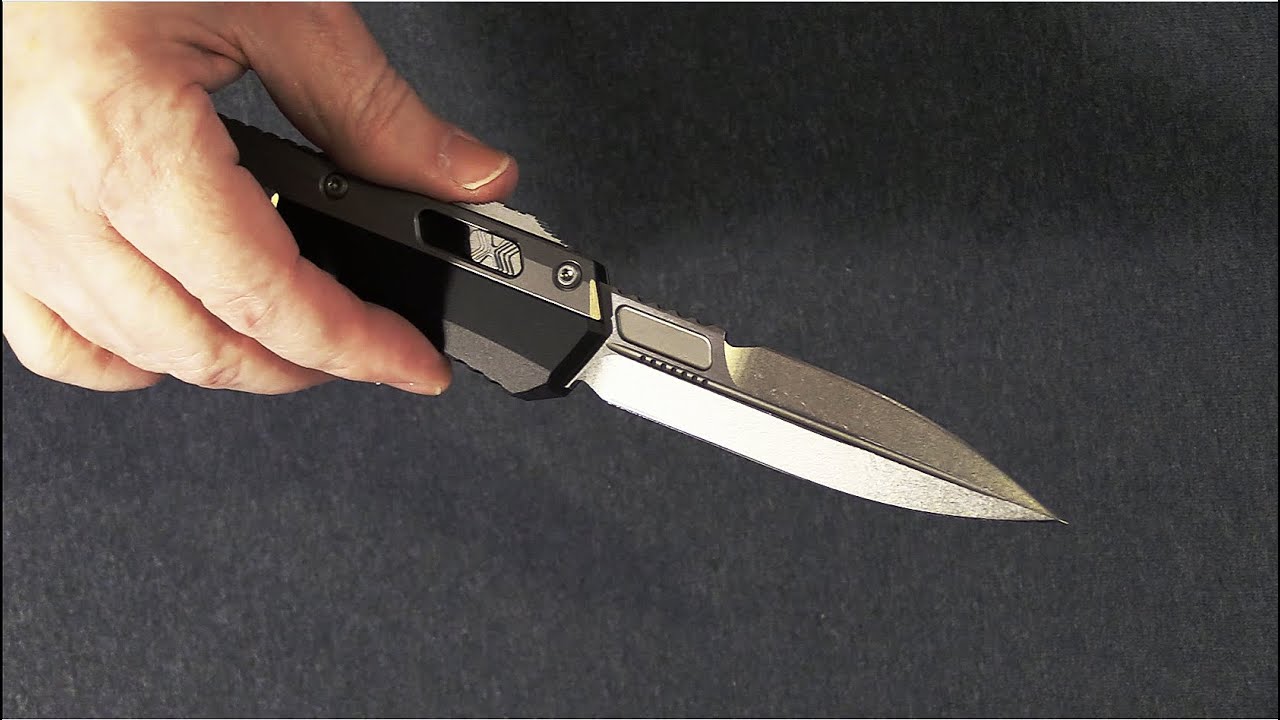 Microtech  GLYKON Bayonet 184-10 OTF knife-обзор и первые впечатления.