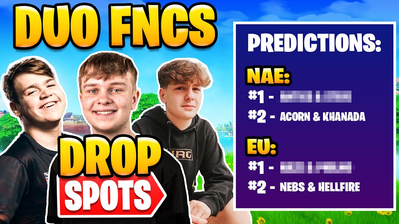 Профессиональные места для FNCS и мои прогнозы на победу