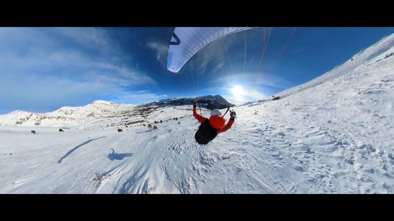 Run & fly dans le massif du Dévoluy décembre 2024
