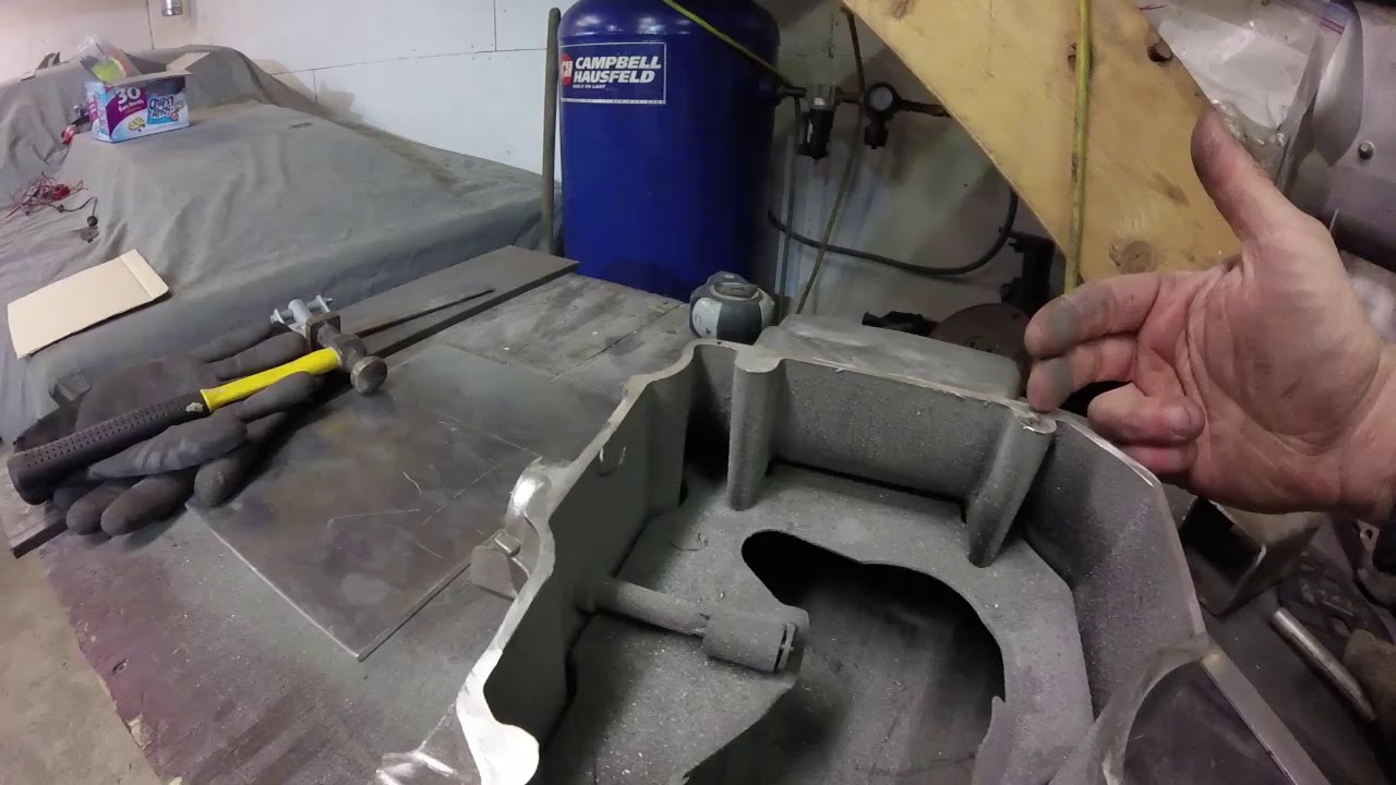 shortening ls truck oil pan part 1