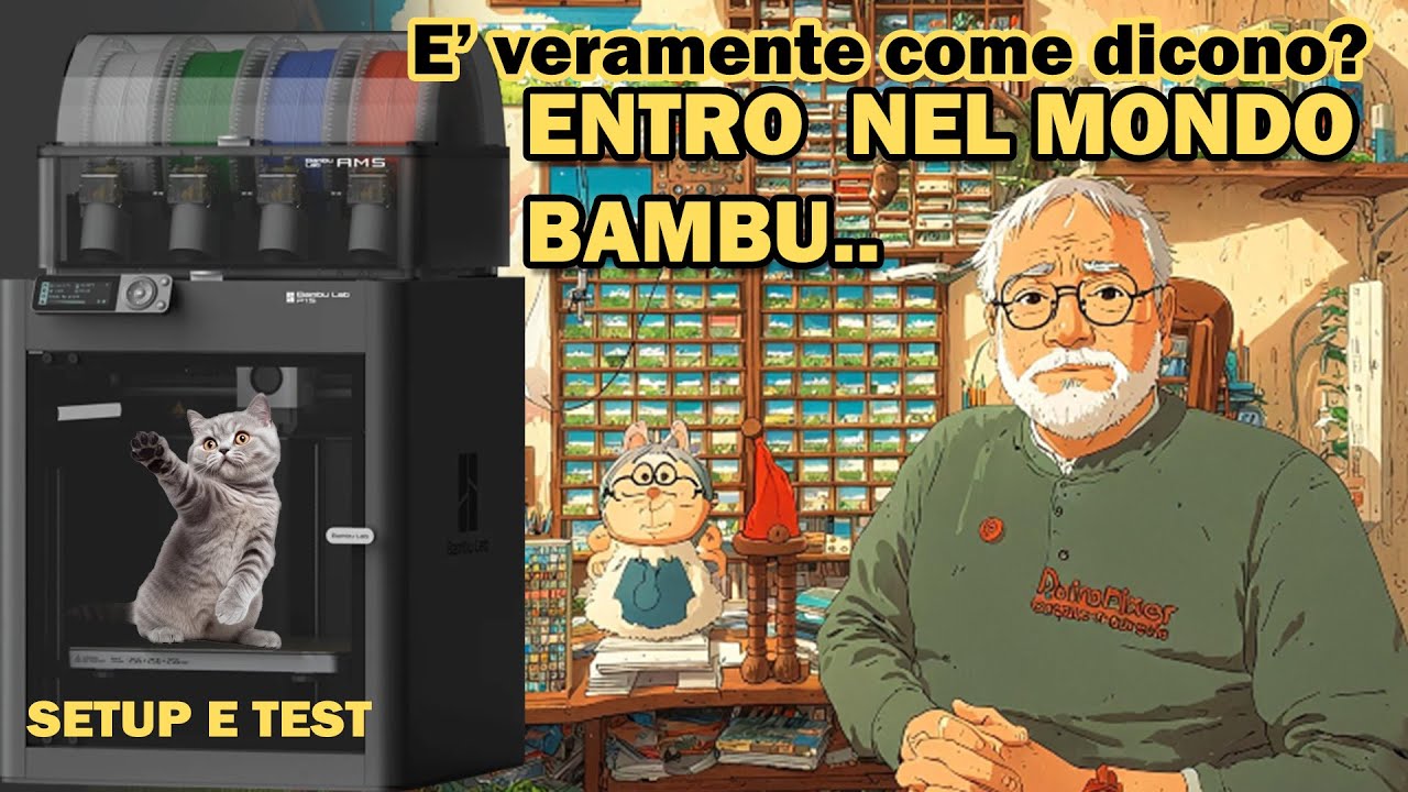 RV154: BambuLab P1S Combo - come va? #setup e #test