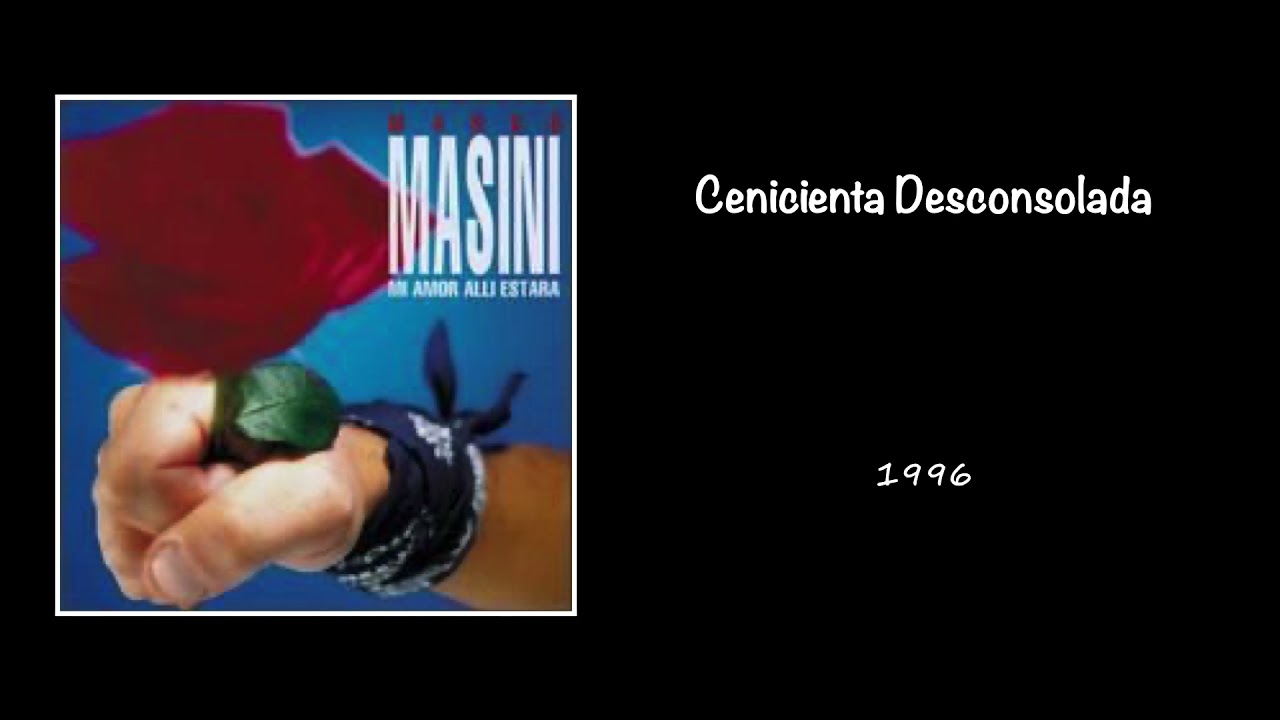 Marco Masini - Cenicienta Desconsolada