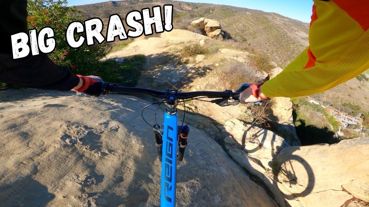 Telonics Trail Laguna Beach, Big Crash | 4k
