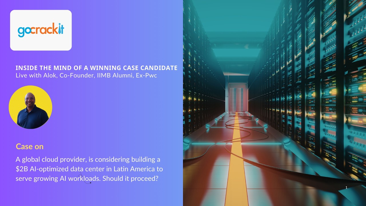 AI Data Center Investment Case | McKinsey, BCG, Bain Style | Strategy Case Interview Practice