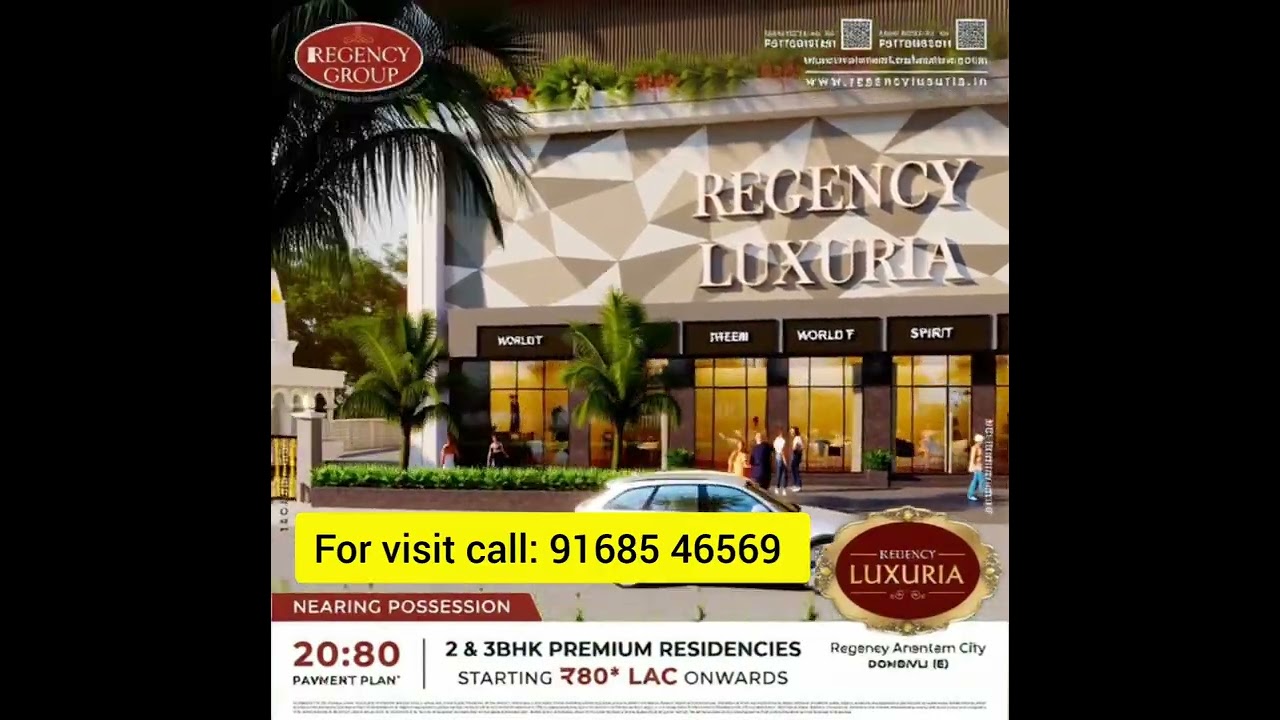 Regency Luxuria, Dombivli East- luxurious 2 & 3 BHK Flat | Bigger carpet | Nearing Possession flats