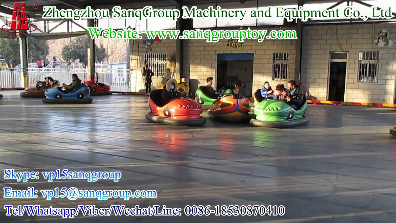 Ground net bumper car/floor powered bumper/ground grip bumper for amusement park