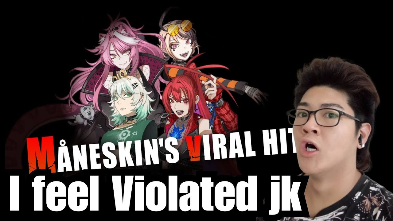 I Wanna Be Your Slave - Måneskin [hololive English -Justice-] REACTION!!!!!!
