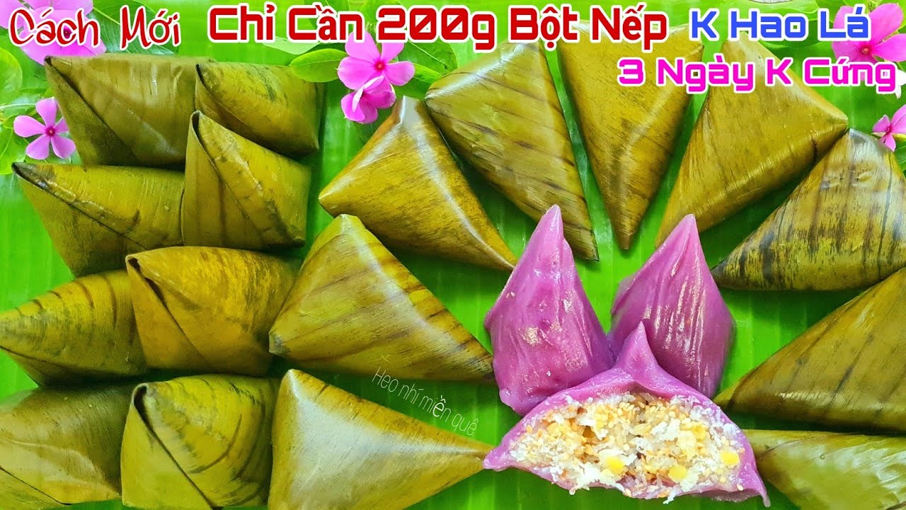 Chỉ 1 Lá Chuối Nhỏ Làm Bánh Ít Theo Cách Mới Này Rất Ngon Lại Dễ Và Nhanh