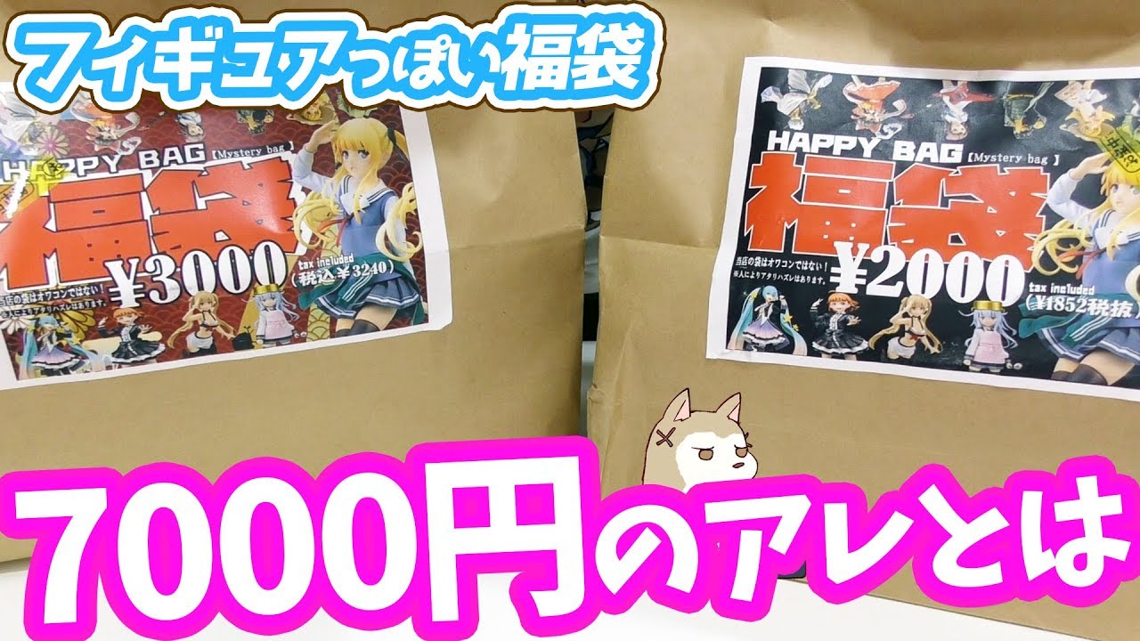定価7000円のアレが50％の確率で入ってる！？フィギュア系っぽい福袋開けてみた