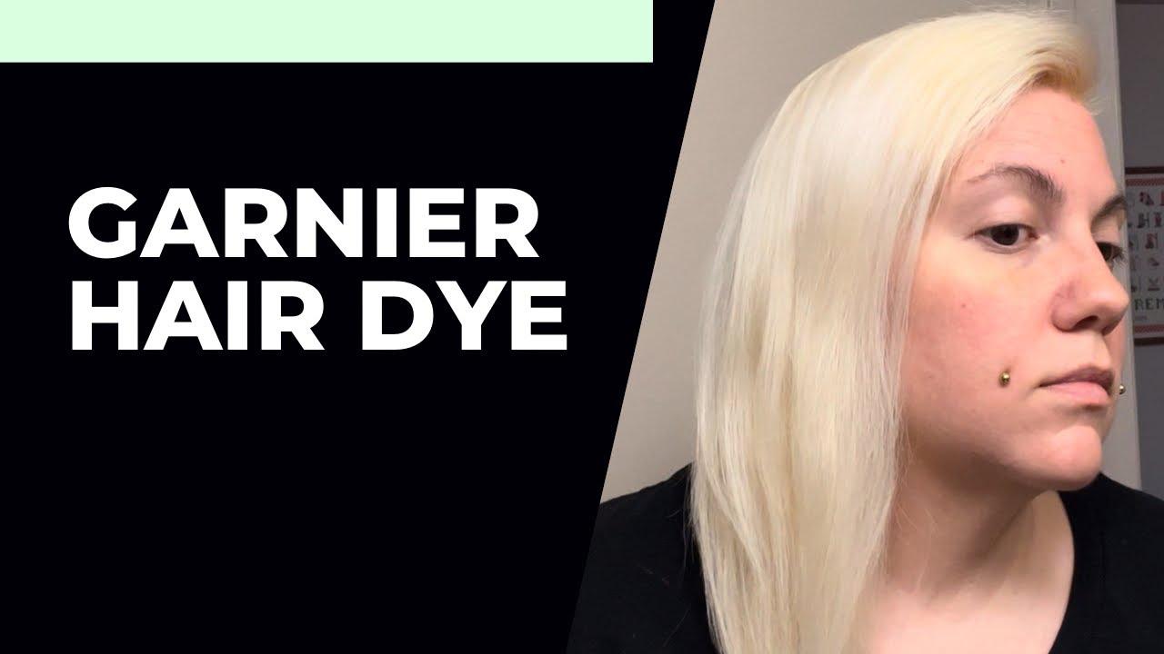 Platinum Blonde at Home | Garnier Nutrisse Box Dye on Pre-Bleached Hair
