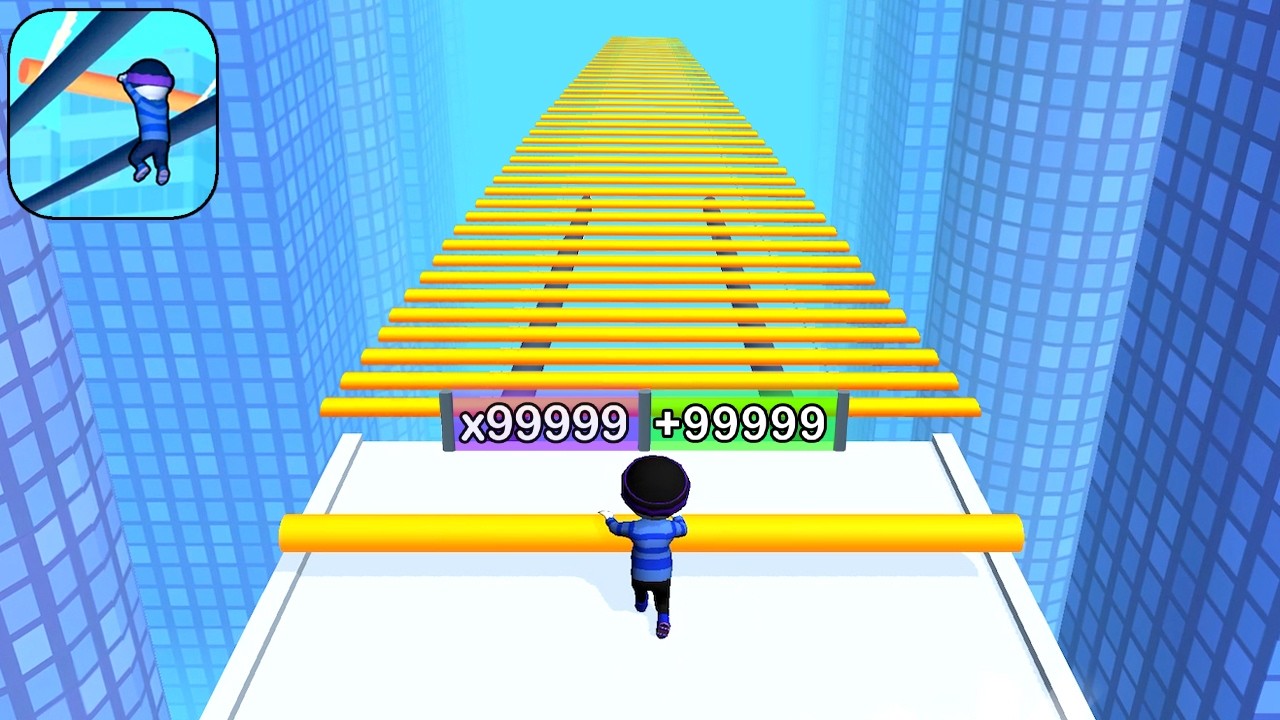 Satisfying Mobile Gaming ROOF RAILS Top Free Tiktok Gameplay (Android,iOS) Walkthough Update