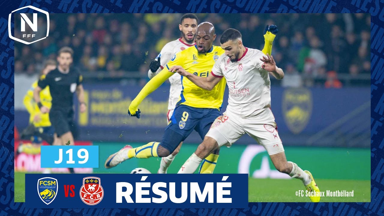 J19 | FC Sochaux-Montbéliard - FC Rouen 1899 (1-1) | National FFF 2025-2026