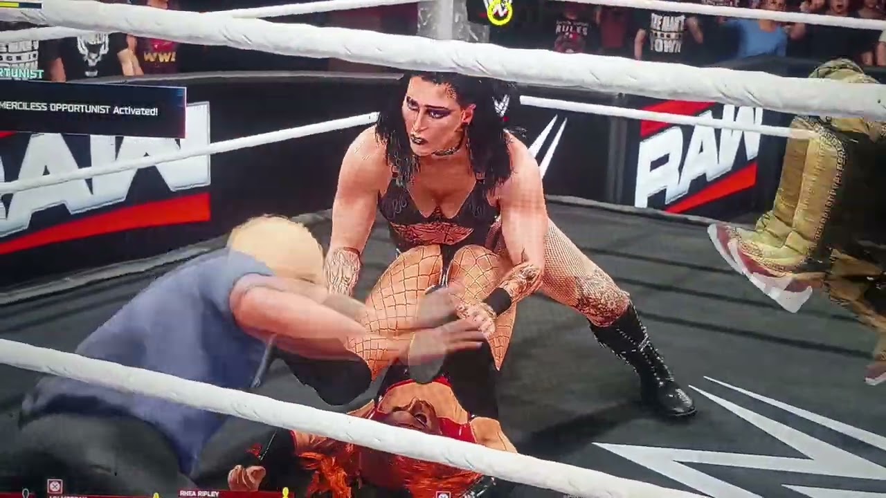 Women's 4 vs 4 tag team match WWE 2k25 Friday February 6th 2026