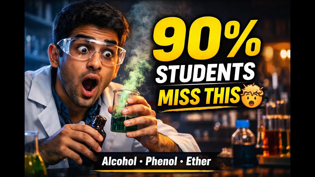 90% Students Miss These QAD Tricks | Alcohol, Phenol & Ether 😱
