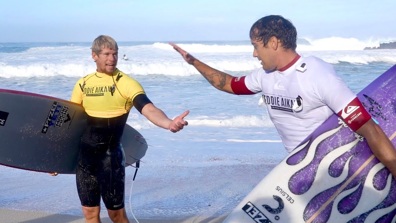 WHAT IT WAS LIKE TO SURF THE EDDIE WITH 100,000 PEOPLE ON THE BEACH, BIGGEST WAIMEA BAY EVER (60FT)