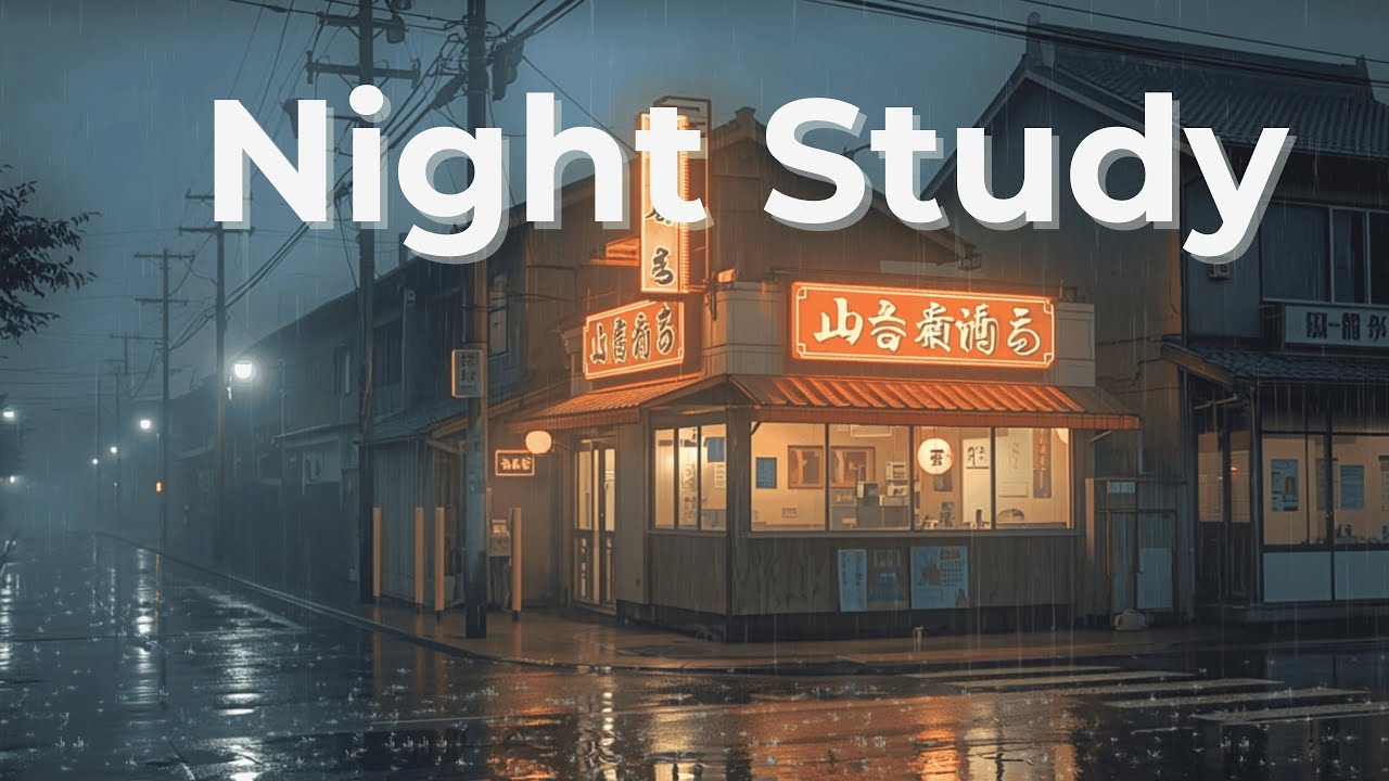 Night Study Lofi 🌃 Calm Beats for concentration & Productivity