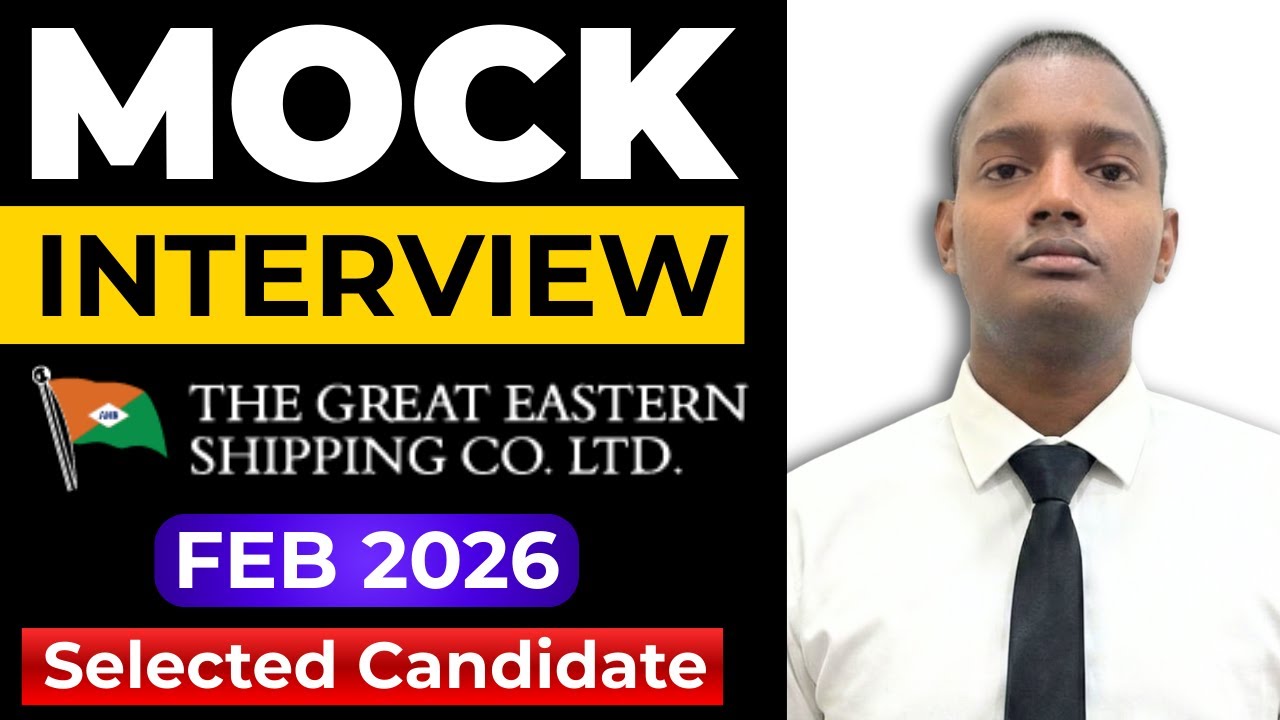 GREAT EASTERN Selected Candidate Sambhav's Mock Interview Feb 2026 | Budding Mariners Academy