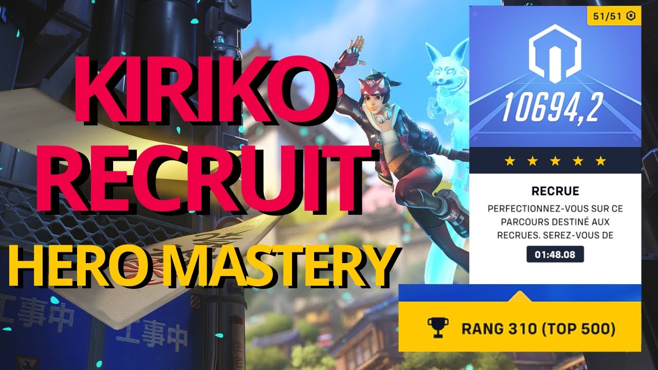 Hero Mastery - Kiriko - Recruit Difficulty - Score 10694,2