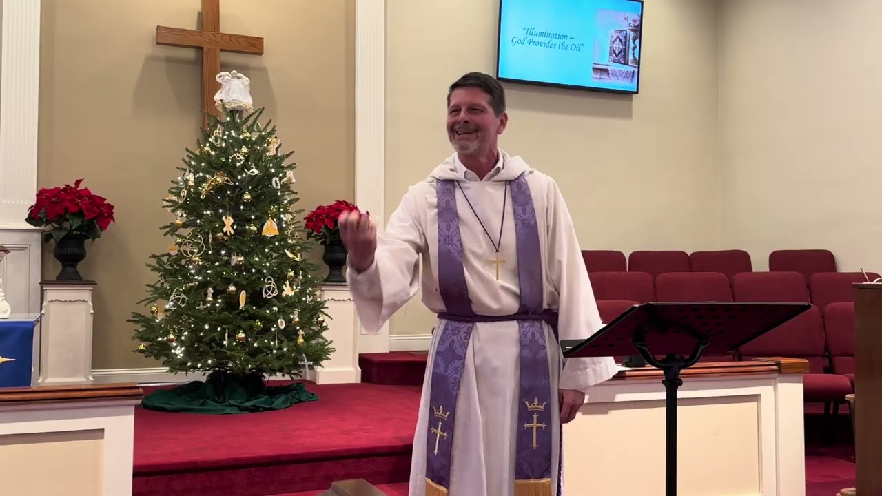 “Illumination - God Provides the Oil” | John 8:12 TPT | 12.14.25