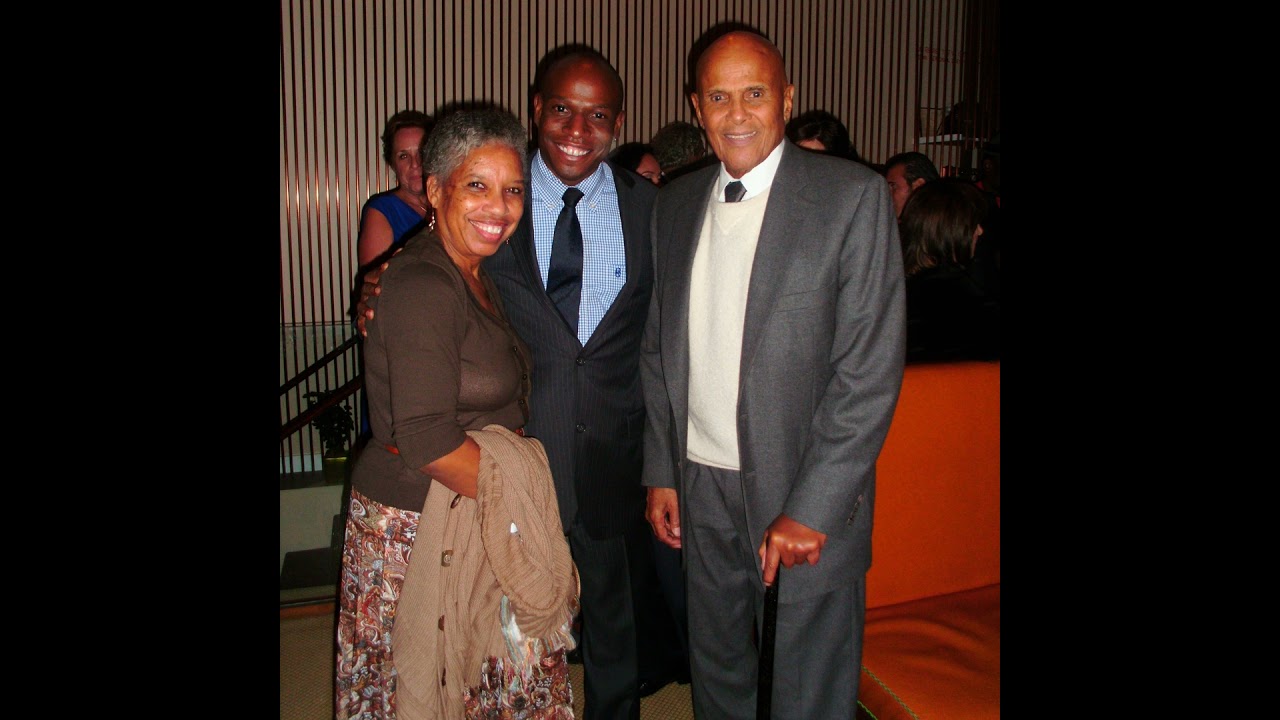 Qool DJ Marv plays for Harry Belafonte