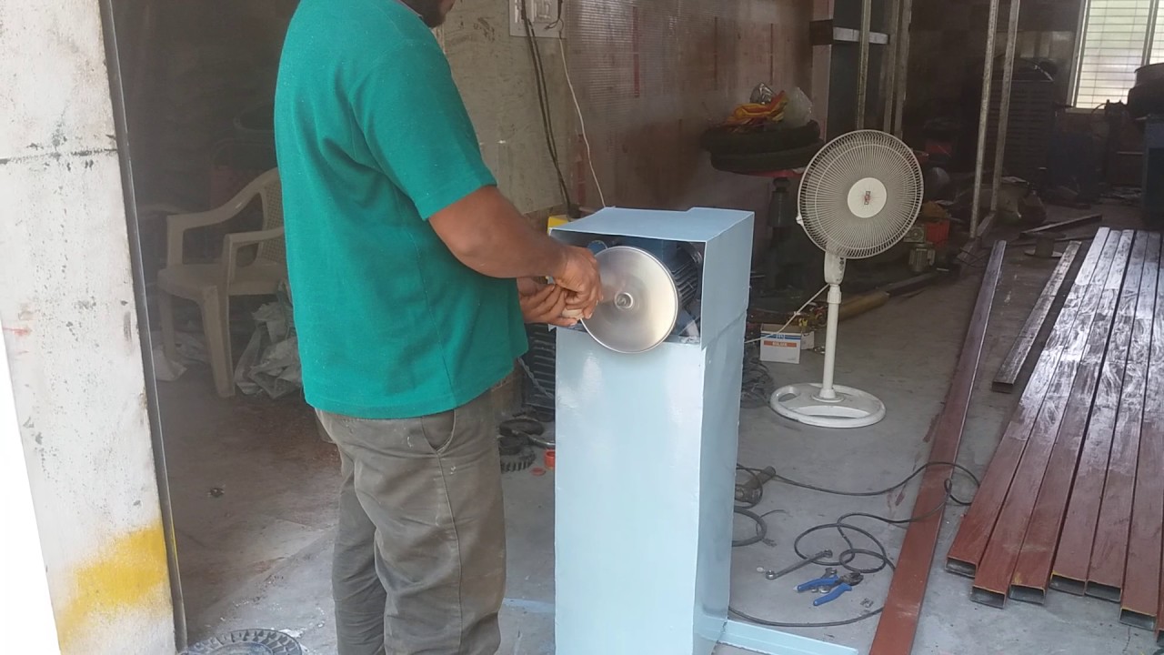 Coconut brown skin peeler machine