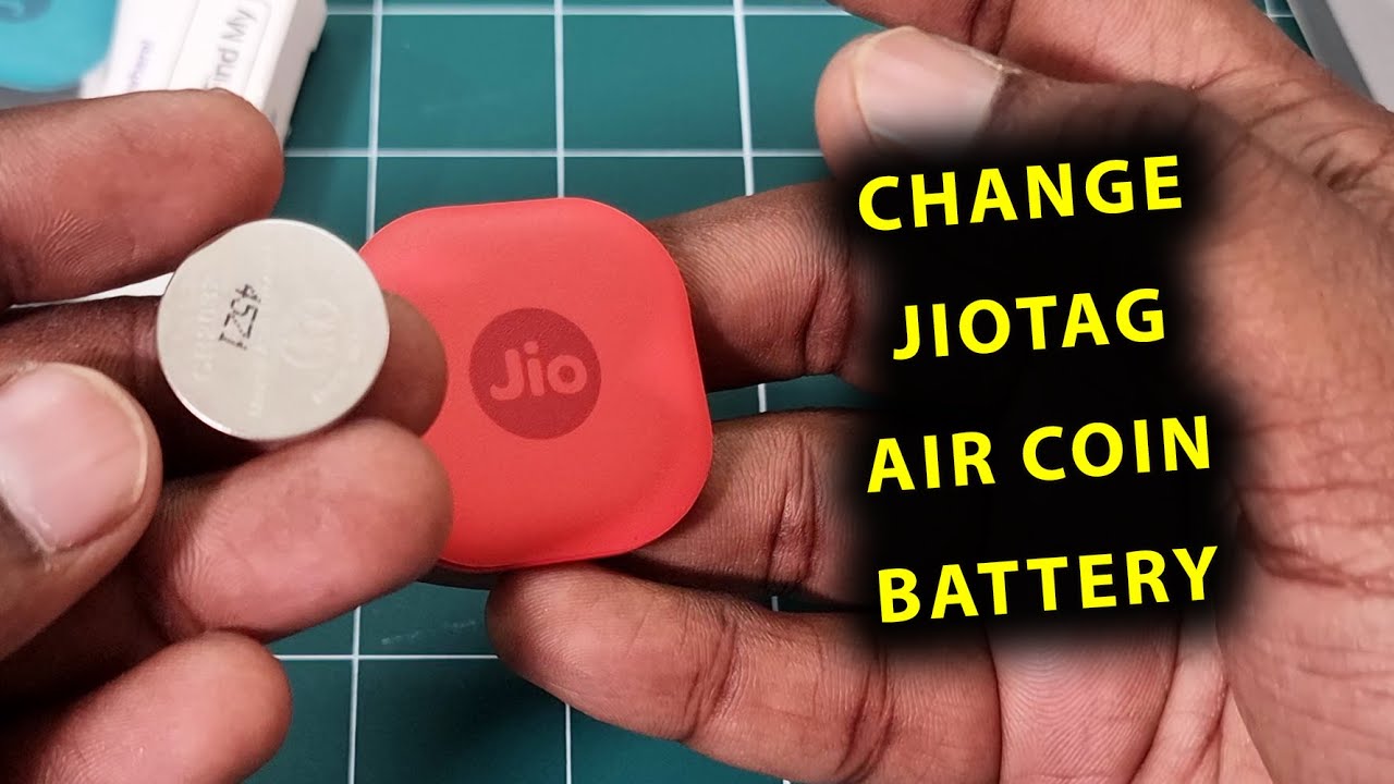 Как заменить батарею-монетку на трекере JioTag Air!