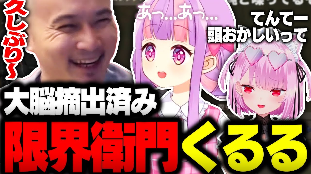 【ニコニコ老人会RUST】加藤純一と出会いあまりにも大脳摘出済みの限界衛門すぎてみけねこに引かれるくるるてんてー【くるる 切り抜き】
